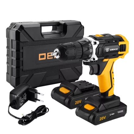 Дрель аккумуляторная DEKO DKCD20FU-Li SET3, 063-4172 купить в Ханты-Мансийске