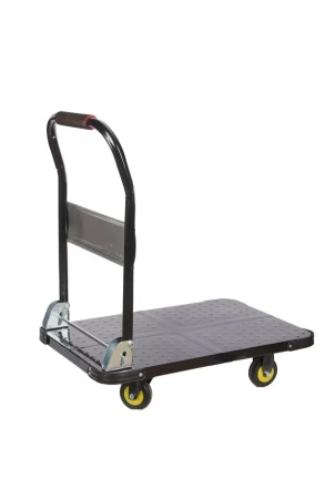 Тележка платформенная 600 кг TOR PH600 (800х500) со складной ручкой (пластиковые колеса 100 мм) 1024683 купить в Ханты-Мансийске