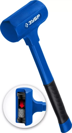 ЗУБР БМО, 57 мм, 1350 г, безынерционный молоток, Профессионал (2049-1350) купить в Ханты-Мансийске