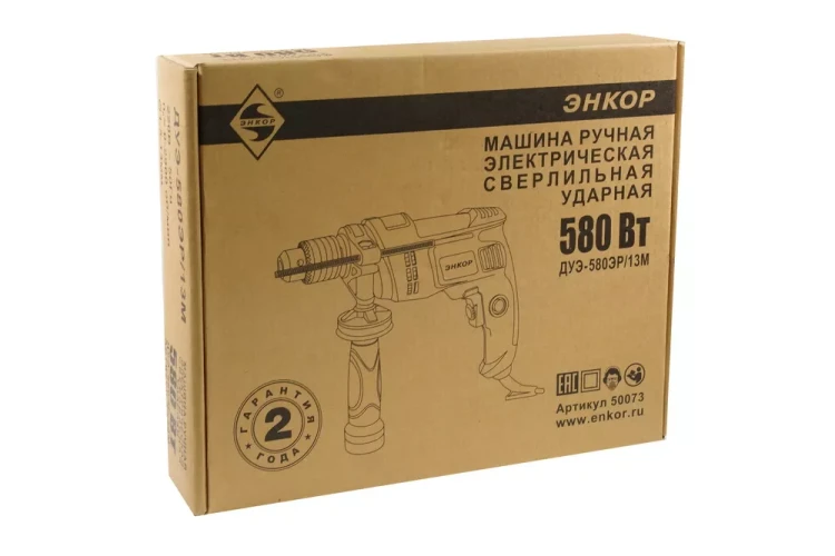 Дрель ударная ДУЭ-580ЭР/13М 50073 купить в Ханты-Мансийске
