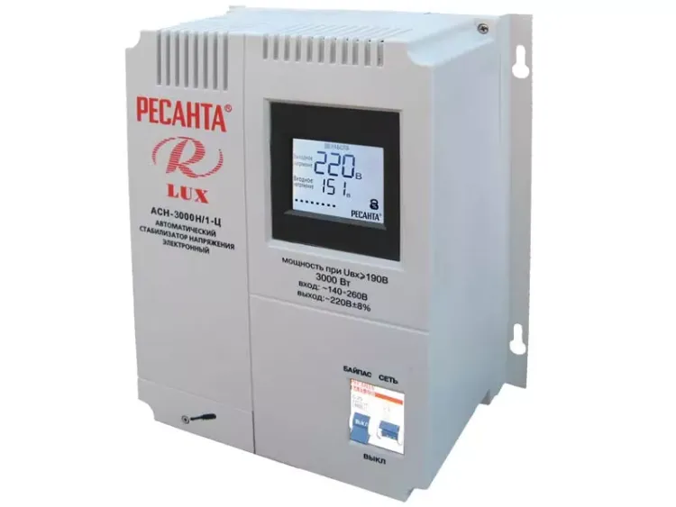 Стабилизатор АСН-3000Н/1-Ц Ресанта Lux купить в Ханты-Мансийске