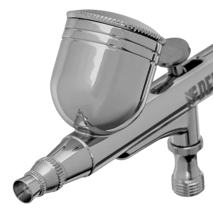 Аэрограф с верхним бачком AB1, 0.2/0.3/0.5 мм, 7 мл, 9 л/мин Denzel 57313 купить в Ханты-Мансийске