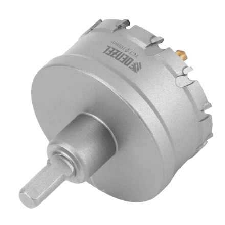 Коронка по металлу твердосплавная, 70 мм Denzel 724020 купить в Ханты-Мансийске