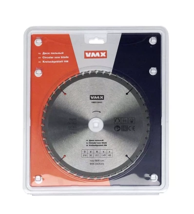 Диск пильный ф210х30 z48 дерево тонкий VMX 512443 купить в Ханты-Мансийске