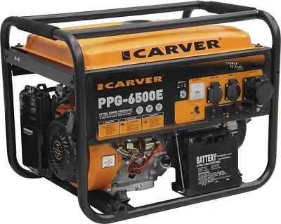 Генератор бензиновый CARVER PPG- 6500Е LT-188F купить в Ханты-Мансийске