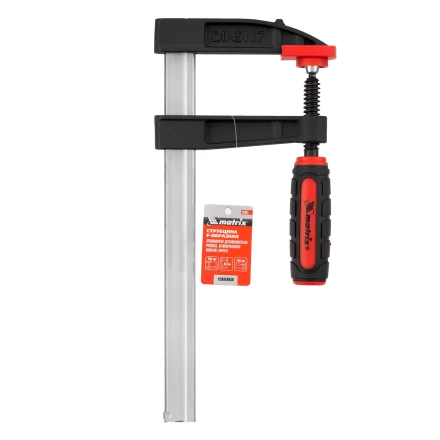 Струбцина F-образная Matrix, 200 х 80 х 280 мм, 20401 купить в Ханты-Мансийске