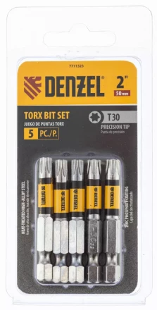Бита T30x50, 5 шт. Denzel 7711323 купить в Ханты-Мансийске