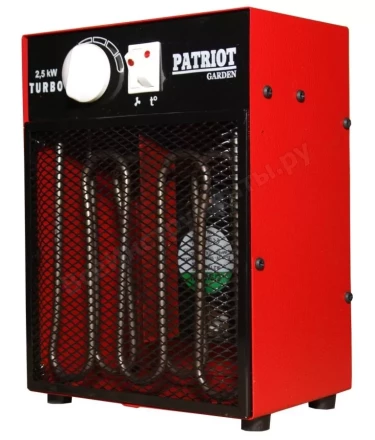 Тепловая пушка электрическая Patriot Garden КЭВ-2.5 купить в Ханты-Мансийске