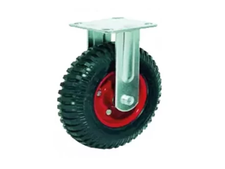 Колесо литое резиновое 160 мм PF160 с протектором и кронштейном 1031460 купить в Ханты-Мансийске