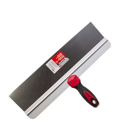 Шпатель фасадный из нержавеющей стали, 450 мм, двухкомпонентная ручка, широкое полотно Matrix 85543 купить в Ханты-Мансийске