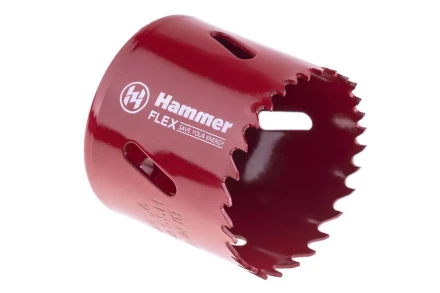 Коронка биметаллическая HAMMER Ф51х38мм 5/8" BiMETALL (224-010) купить в Ханты-Мансийске