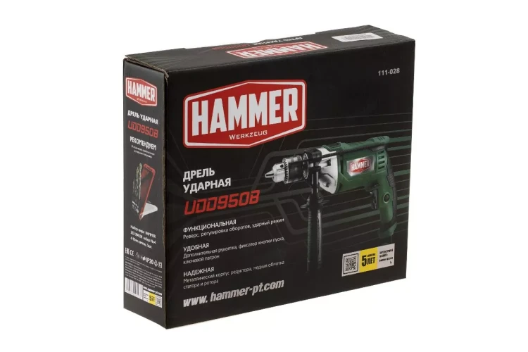 Дрель ударная HAMMER UDD950B купить в Ханты-Мансийске