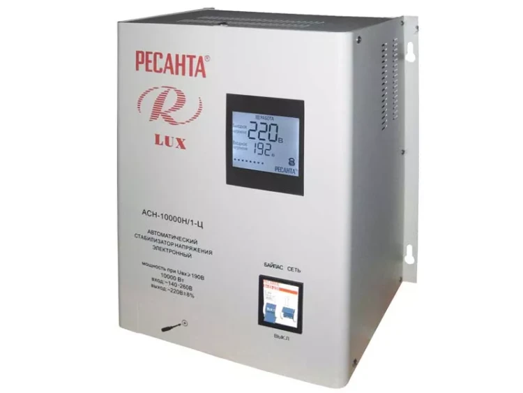 Стабилизатор АСН-10000 Н/1-Ц Ресанта Lux купить в Ханты-Мансийске