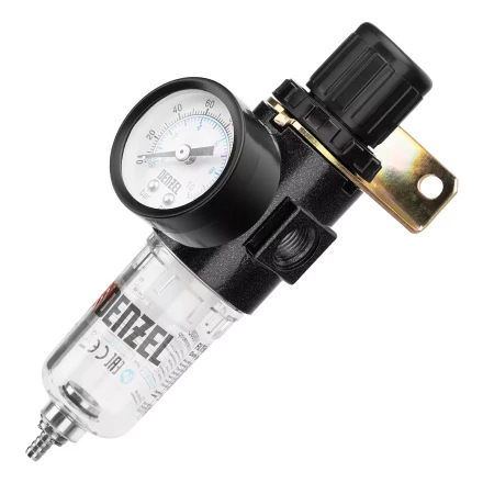 Фильтр-регулятор Denzel FR1500, 10 бар, 1500 л/мин, 1/4", 57459 купить в Ханты-Мансийске