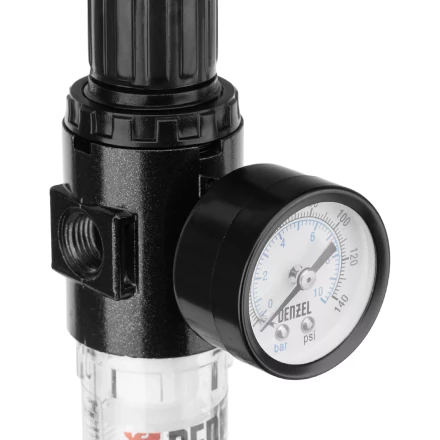 Фильтр-регулятор Denzel FR1500, 10 бар, 1500 л/мин, 1/4", 57459 купить в Ханты-Мансийске