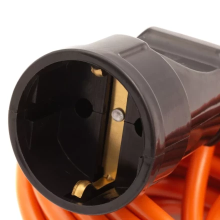 Удлинитель-шнур силовой Сибртех 20 м, 6А, тип УХз6, ПВС, 1 розетка без заземления 95812 купить в Ханты-Мансийске