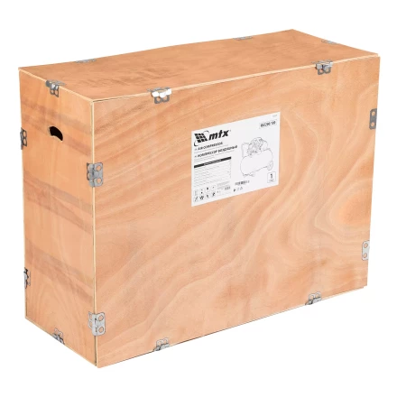 Компрессор воздушный MTX КК-2200/100, 2,2 кВт, 350 л/мин, 100 л, прямой привод, масляный купить в Ханты-Мансийске