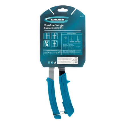 Заклепочник ручной Gross 40415, 260 мм, заклепки 2,4-3,2-4,0-4,8 мм купить в Ханты-Мансийске