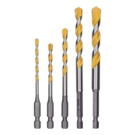 Набор сверл универсальных, Multi cut, 4-10 мм, 5 шт Denzel 706016 купить в Ханты-Мансийске