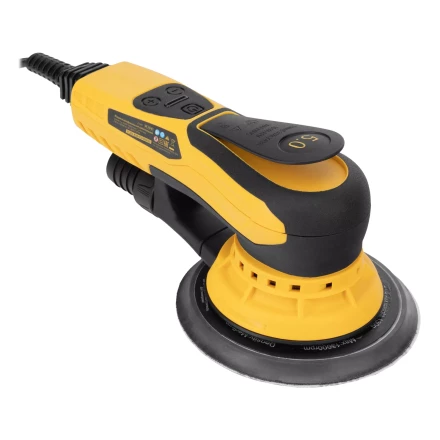 Машина шлифовальная орбитальная бесщет Denzel OS-150-BL 27606, 350 Вт, 4000-10000 об/мин купить в Ханты-Мансийске