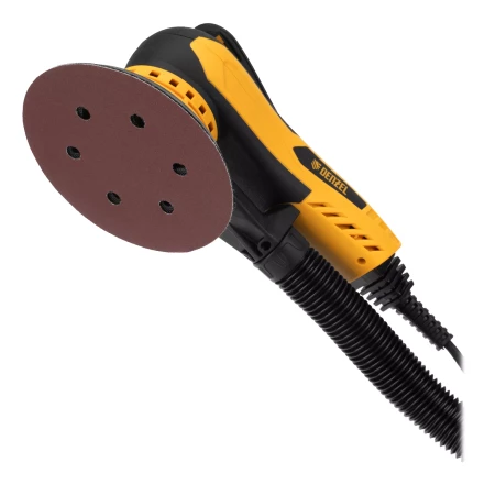 Машина шлифовальная орбитальная бесщет Denzel OS-150-BL 27606, 350 Вт, 4000-10000 об/мин купить в Ханты-Мансийске