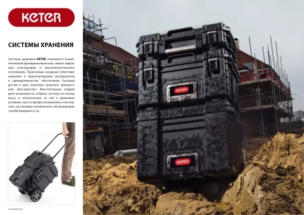 Тележка на колесах "GEAR CART", 22", KETER 38370 купить в Ханты-Мансийске