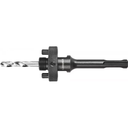 Державка STAYER "PROFESSIONAL" с пружинным фиксатором для коронок 32-200мм, быстросъёмная, хвостовиком SDS+ 29552 купить в Ханты-Мансийске