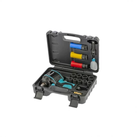 Гайковёрт пневматический ударный Gross Twin Hammer G985K2 с набором 17 предметов 57445 купить в Ханты-Мансийске