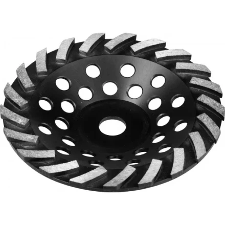 Чашка ЗУБР ТУРБО алмазная сегментная, высота 22,2мм, 180мм 33370-180 купить в Ханты-Мансийске