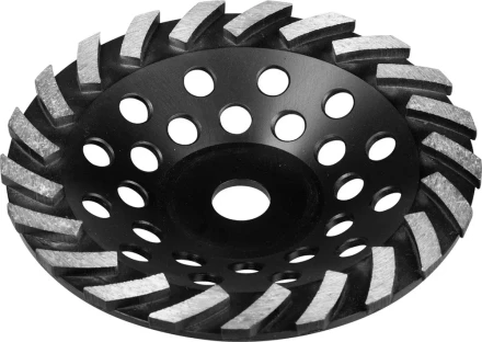 Чашка ЗУБР ТУРБО алмазная сегментная, высота 22,2мм, 180мм 33370-180 купить в Ханты-Мансийске