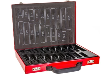 ЗУБР 170 шт, (1-10 мм), сталь Р4М2, класс В, мет.бокс, по металлу (29605-H170) купить в Ханты-Мансийске