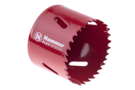 Коронка биметаллическая HAMMER Ф57х38мм 5/8" BiMETALL (224-011) купить в Ханты-Мансийске