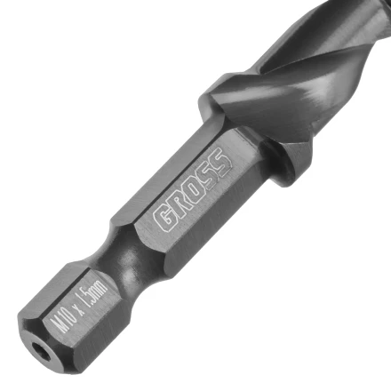 Сверло-метчик М10 х 1,5 мм, Co5%// Gross 76745 купить в Ханты-Мансийске