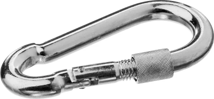 ЗУБР DIN 5299D, 10 мм, 15 шт, карабин с предохранительной гайкой (4-304555-10) купить в Ханты-Мансийске