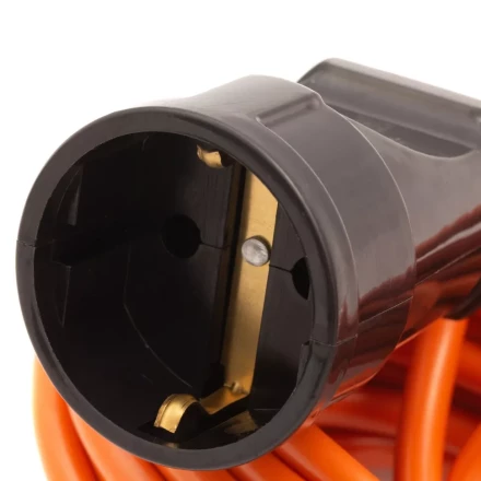 Удлинитель-шнур силовой Сибртех 30 м, 6А, тип УХз6, ПВС, 1 розетка без заземления 95813 купить в Ханты-Мансийске