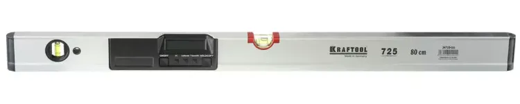 Уровень KRAFTOOL алюминиевый электронный, 2 глазка, 80см 34725-080 купить в Ханты-Мансийске