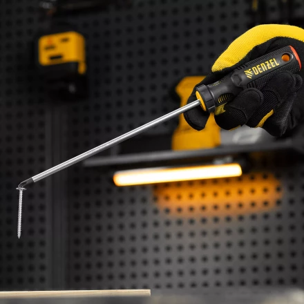 Отвертка, PH2х200 мм, S2, 3к рукоятка Denzel 121827 купить в Ханты-Мансийске