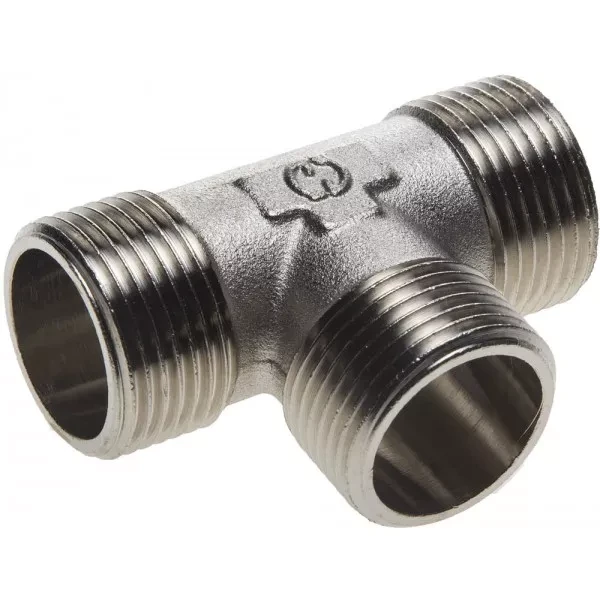 Тройник GENERAL FITTINGS никелированная латунь, ш/ш/ш, 1" 51051-1 купить в Ханты-Мансийске