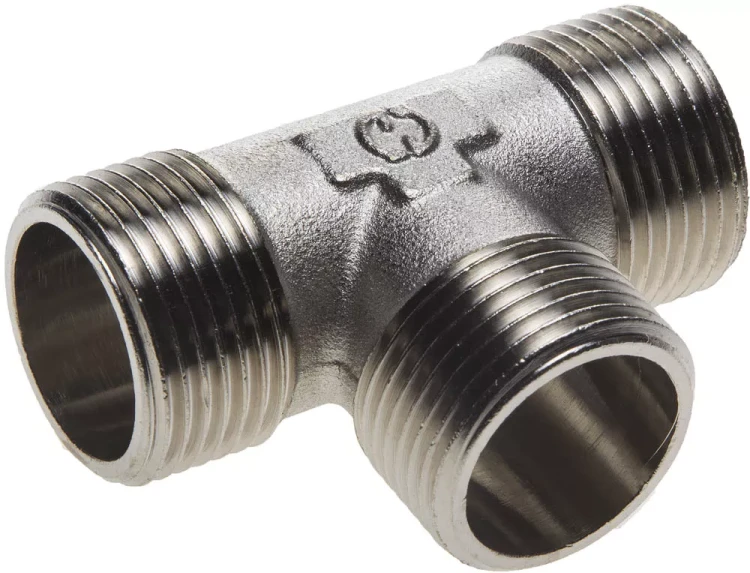 Тройник GENERAL FITTINGS никелированная латунь, ш/ш/ш, 1" 51051-1 купить в Ханты-Мансийске