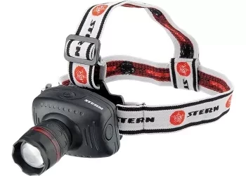 Фонарь наголовный с возможностью зумирования луча, светодиодный, 1 super Led, 3хААА, Stern 90565 купить в Ханты-Мансийске