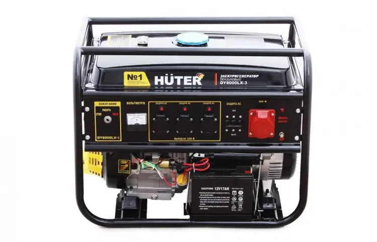 Бензогенератор Huter DY8000LX-3 купить в Ханты-Мансийске