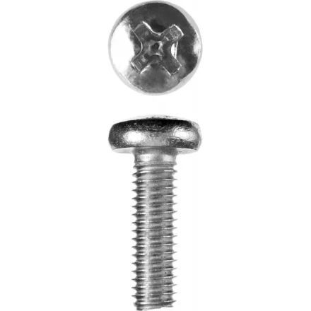 Винт ЗУБР &quot;МАСТЕР&quot; DIN 7985, класс прочности 4.8, оцинкованный, M6x20мм, 5кг 303150-06-020 купить в Ханты-Мансийске