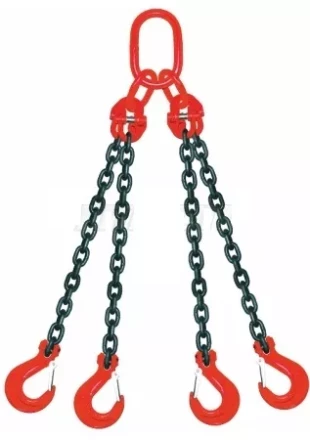Строп цепной четырехветвевой 4СЦ 26.5 т L=5.5 м 8 кл с ОВ 26.5т купить в Ханты-Мансийске