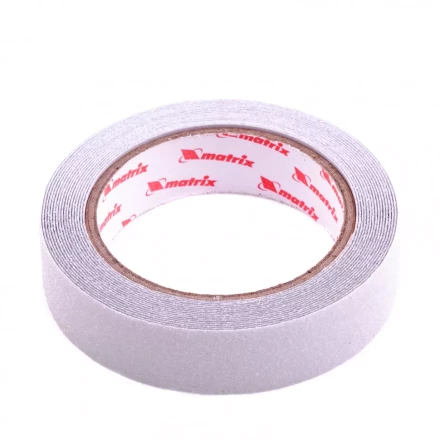 Лента клейкая противоскользящая прозрачная 25 мм x 5 м Matrix 88709 купить в Ханты-Мансийске