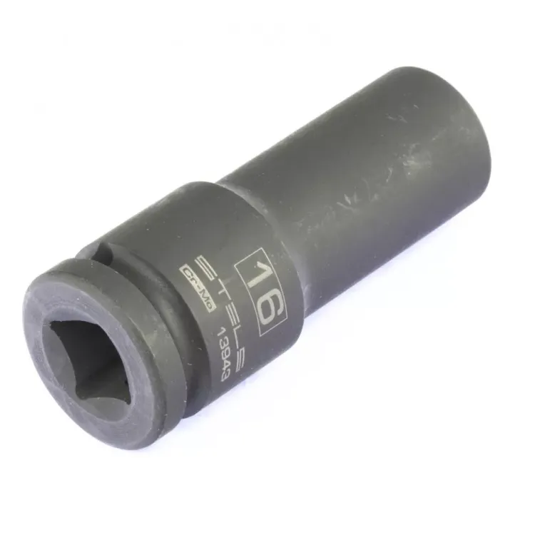 Головка ударная удлиненная шестигранная 16 мм 1/2" CrMo Stels 13943 купить в Ханты-Мансийске