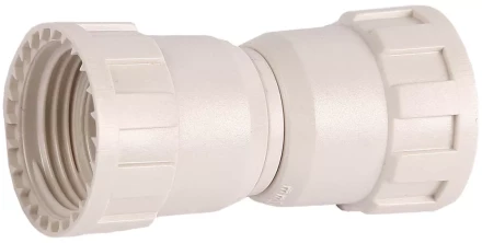 Соединитель ЗУБР &quot;ШиреФит&quot; &quot;накидная гайка - накидная гайка&quot;, 20мм 51496-20 купить в Ханты-Мансийске