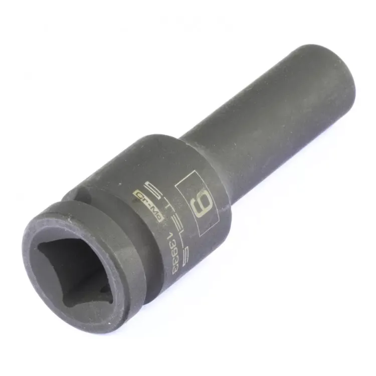 Головка ударная удлиненная шестигранная 9 мм 1/2" CrMo  Stels 13933 купить в Ханты-Мансийске