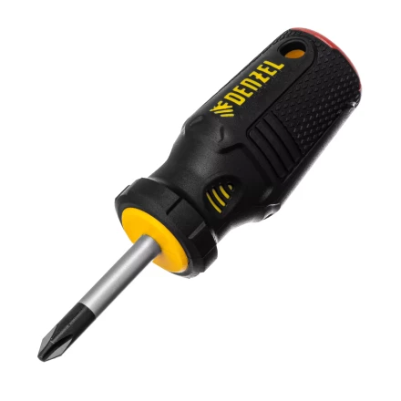 Отвертка, PH2х38 мм, S2, 3к рукоятка Denzel 121867 купить в Ханты-Мансийске