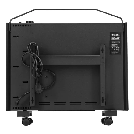 Конвектор электрический Denzel XCE-1000 B, 230 В, 1000 Вт, X-образный нагреватель черный 98127 купить в Ханты-Мансийске