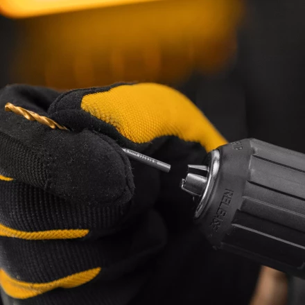 Сверло спиральное по металлу 3 x 60 мм, Р6М5, Golden Tip , 2шт. Denzel 718225 купить в Ханты-Мансийске